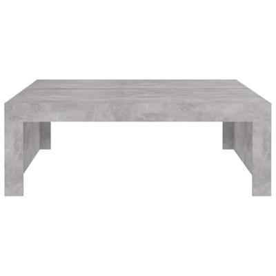 Salontafel 100x100x35 cm spaanplaat betongrijs