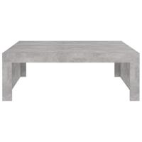 Salontafel 100x100x35 cm spaanplaat betongrijs - thumbnail