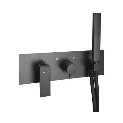 Inbouw douchemengkraan Sapho Dimy 2-Weg Mat Zwart (incl. handdouche) Inbouw douchemengkraan Sapho Dimy 2-Weg Mat Zwart (incl. handdouche)