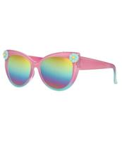 Spectrum zonnebril roze/blauw bloemtjes meisjes - thumbnail