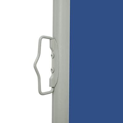 Tuinscherm uittrekbaar 140x500 cm blauw - thumbnail