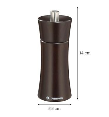 Zassenhaus Zoutmolen Frankfurt Beukenhout Wenge 14 cm