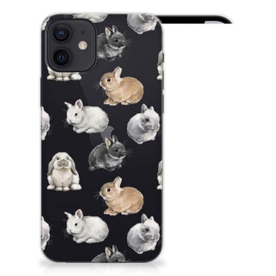 TPU Hoesje voor iPhone 12 | 12 Pro (6.1") Konijntjes TPU Hoesje voor iPhone 12 | 12 Pro (6.1") Konijntjes