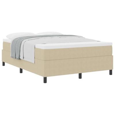 Boxspringbed met Matras in Lichtgroen en Grijs, 140 x 200 cm, corduroy stof