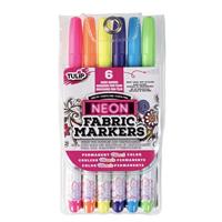 Tulip • fabric markers fine neon 6pcs - thumbnail