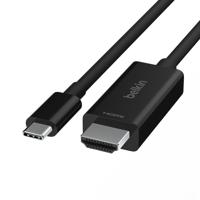 Kabel USB-C naar HDMI Belkin AVC012bt2MBK Zwart 2 m - thumbnail
