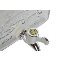 Water automaat Home ESPRIT Transparant Metaal Siliconen Kristal ABS 3,5 L 19 x 25 x 16 cm - thumbnail