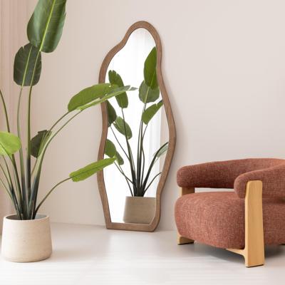 By-Boo Organische Spiegel 'Laban' Hout, 180 x 72cm By-Boo Organische Spiegel 'Laban' Hout, 180 x 72cm