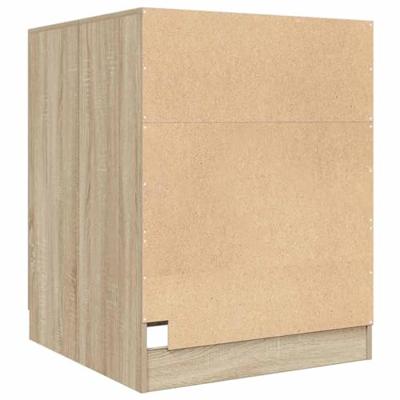 VidaXL Wasmachinekast 70,5x71,5x91,5 cm sonoma eikenkleurig