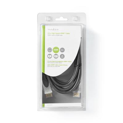 Ultra High Speed HDMI-Kabel | HDMI-Connector - HDMI-Connector | 2,0 m | Antraciet Ultra High Speed HDMI-Kabel | HDMI-Connector - HDMI-Connector | 2,0 m | Antraciet