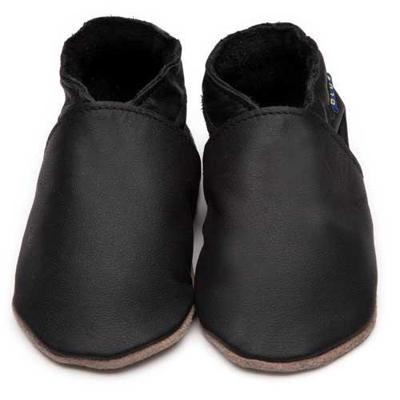 OUTLET Inch Blue babyslofjes plain black-5XL