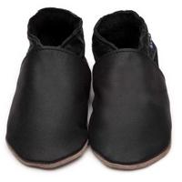 OUTLET Inch Blue babyslofjes plain black-5XL - thumbnail