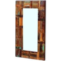 VidaXL Spiegel 80x50 cm massief gerecycled hout - thumbnail