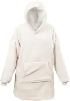 Unique Living hoodie oversized 87cm dove white - thumbnail