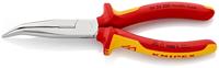 Knipex Platspitse Tang met Zijsnijder (Telefoontang) | 200 mm Lengte | Geïsoleerd | Meer-Componentengrepen - 26 26 200 SB - thumbnail