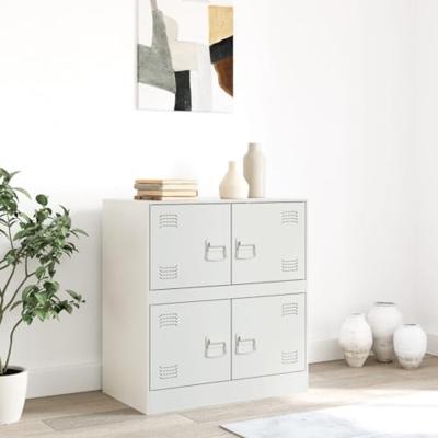 Dressoir 67x39x73 cm staal wit Dressoir 67x39x73 cm staal wit