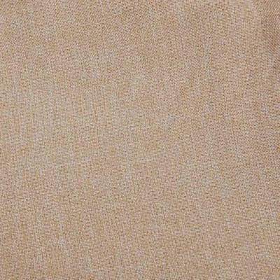 Gordijn linnen-look verduisterend met haken 290x245 cm beige