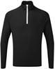 TriDry TR110 Men´s Long Sleeve Performance ¼ Zip - Black/White - S - thumbnail