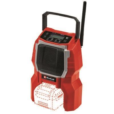 Einhell TC-RA 18 Li BT - Solo Bouwradio FM Bluetooth Rood Einhell TC-RA 18 Li BT - Solo Bouwradio FM Bluetooth Rood