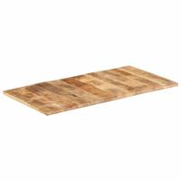 VidaXL Tafelblad 25-27 mm 120x60 cm massief mangohout - thumbnail