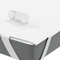 Matrasbeschermer waterdicht 100x220 cm wit - thumbnail