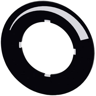 Siemens 3SU1900-0BG16-0RU0 3SU19000BG160RU0 Opschriftbord Rond (Ø) 40 mm Zwart, Wit 10 stuk(s)