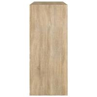 Boekenkast/kamerscherm 80x30x72 cm sonoma eikenkleurig - thumbnail