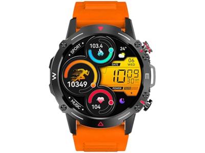 Trevi T-FIT 510 A Smarwatch met draadloze oproepfunctie, groot display 1,43 inch AMOLED, intelligent horloge voor controle van fysieke activiteit en welzijn, slaapmonitor, waterdicht IP68, zwart