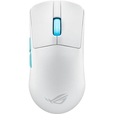 Asus ROG Harpe Ace Aim Lab Edition White Gaming-muis Radiografisch, Bluetooth, USB Optisch Wit 4 Toetsen 36000 dpi Oplaadbaar, Ergonomisch Asus ROG Harpe Ace Aim Lab Edition White Gaming-muis Radiografisch, Bluetooth, USB Optisch Wit 4 Toetsen 36000 dpi Oplaadbaar, Ergonomisch