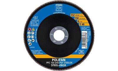 PFERD TOOLS 67764150 Z Psf Steelox Lamellenschijf Diameter 150 mm Boordiameter 22.23 mm 10 stuk(s)