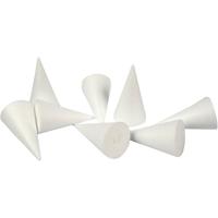 https://www.cchobby.nl/kegels-h-11-cm-d-5-5-cm-wit-50-stuk-1-doos - thumbnail