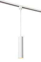 Lucide TRACK FLORIS Hanglamp - 1-fase Railsysteem / Railverlichting - 1xGU10 - Wit (Uitbreiding) - thumbnail