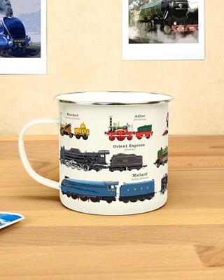 Gift Republic Trein - Emaille Mok