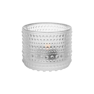 Iittala Kastehelmi Waxinelichthouder Frosted Clear