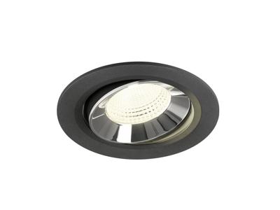 SLV InbouwspotNuminos Move L zwart/chroom 4000K - 55gr - 1009854