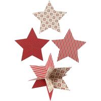 Vivi Gade Sterren 3d, d 15 cm, 300 gr, 3 stuk/ 1 doos - thumbnail