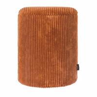 Riverdale Opberg poef Luka rib brique 44cm - thumbnail