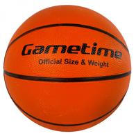 Gametime basketbal 520 gram rubber oranje - thumbnail