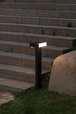 Staande buitenlamp grijs verstelbaar &apos;Conroy&apos; led lamp warm wit 3000k 71 cm