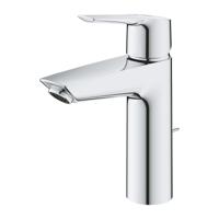 Grohe QuickFix Start M-size wastafelkraan met cold start en trekwaste chroom - thumbnail