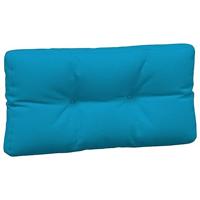 VidaXL Palletkussens 3 st stof blauw - thumbnail