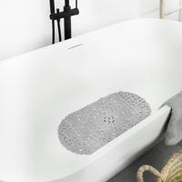 Differnz Lapis inlegmat bad antislip laag 100% PVC 70 x 35 cm grijs - thumbnail
