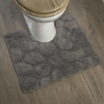 Toiletmat Sealskin Pebbles Katoen 60x50 cm Grijs Toiletmat Sealskin Pebbles Katoen 60x50 cm Grijs