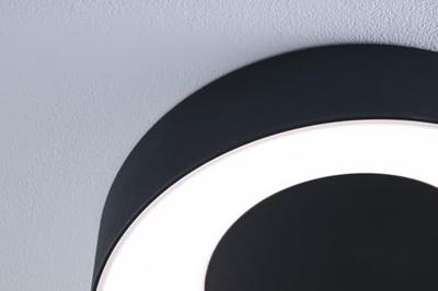 Paulmann 71096 Casca LED-plafondlamp LED 16 W Zwart (mat) Paulmann 71096 Casca LED-plafondlamp LED 16 W Zwart (mat)
