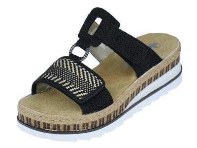 Rieker V7947 00 schwarz Zwart maat 37