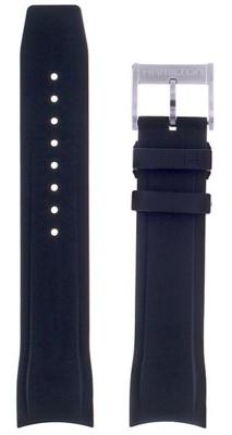 Horlogeband Hamilton H691375104 Rubber Zwart 22mm