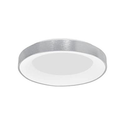Lyora PlafondlampRando Thin zilvergrijs Ø 60cm - 9353856 Lyora PlafondlampRando Thin zilvergrijs Ø 60cm - 9353856
