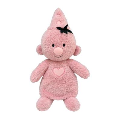 Studio 100 Bumba knuffel fluffy pluche - roze, 35cm