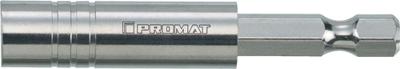 Promat/Tecwerk Bithouder | slim type | 1/4 inch F 6,3 1/4 inch C 6,3 | magneet | lengte 65 mm - 4000829580