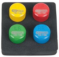 KS Tools 100.1185 RDKS / TPMS bandenontluchtingsset, 4-delig - thumbnail